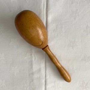 Vintage Natural Wood Sock Darner Egg Darning Tool
